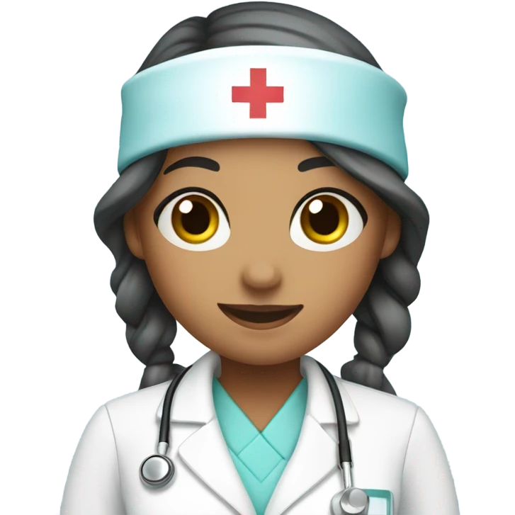 Frozen nurse emoji