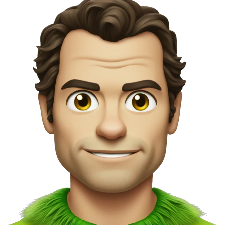 henry cavill as GRINCH emoji
