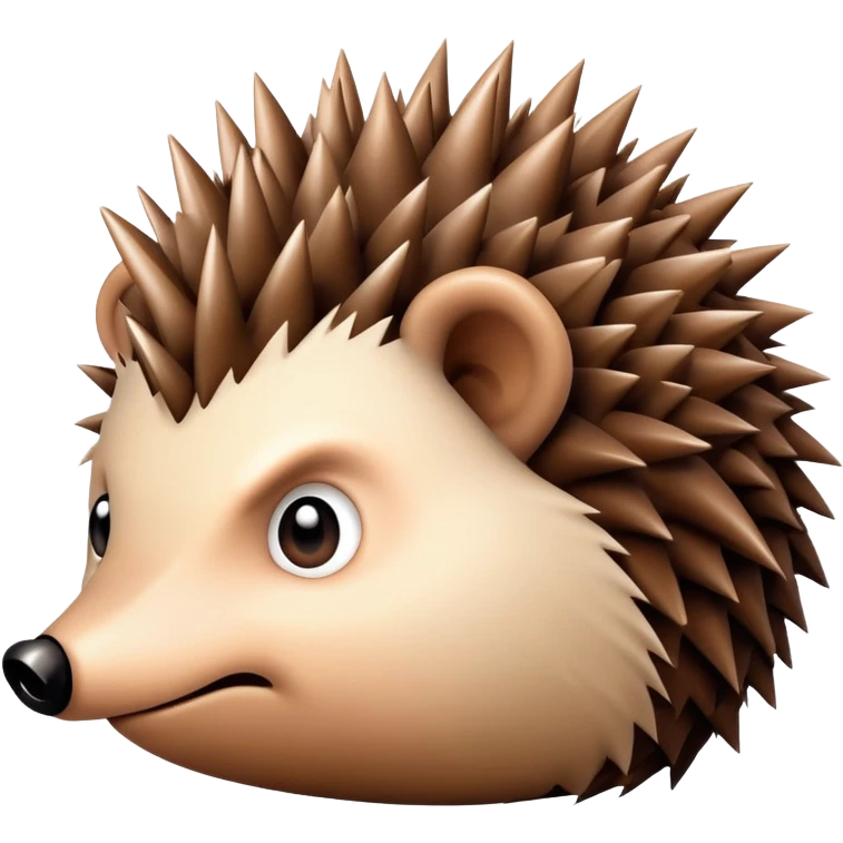 Hedgehog goes angry emoji