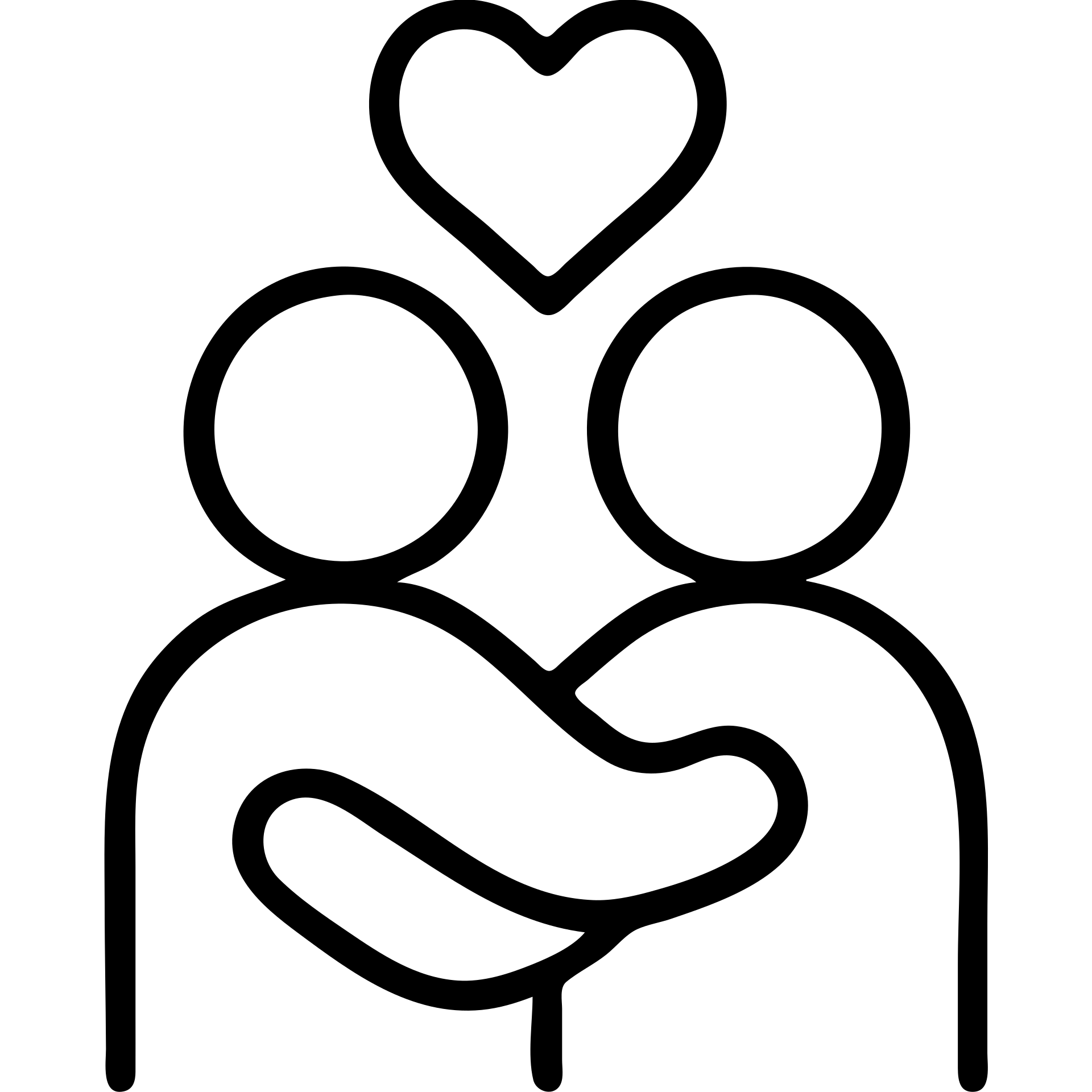 Simple outline of two people embracing with a heart above them, "Iubind pe cineva" emoji