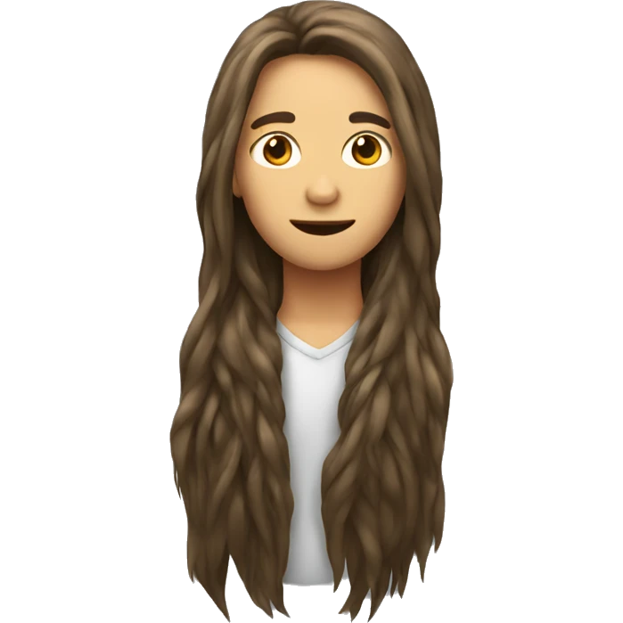 Long hair emoji