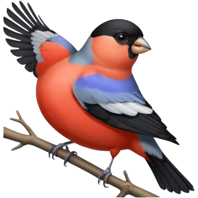 Pyrrhula pyrrhula  emoji