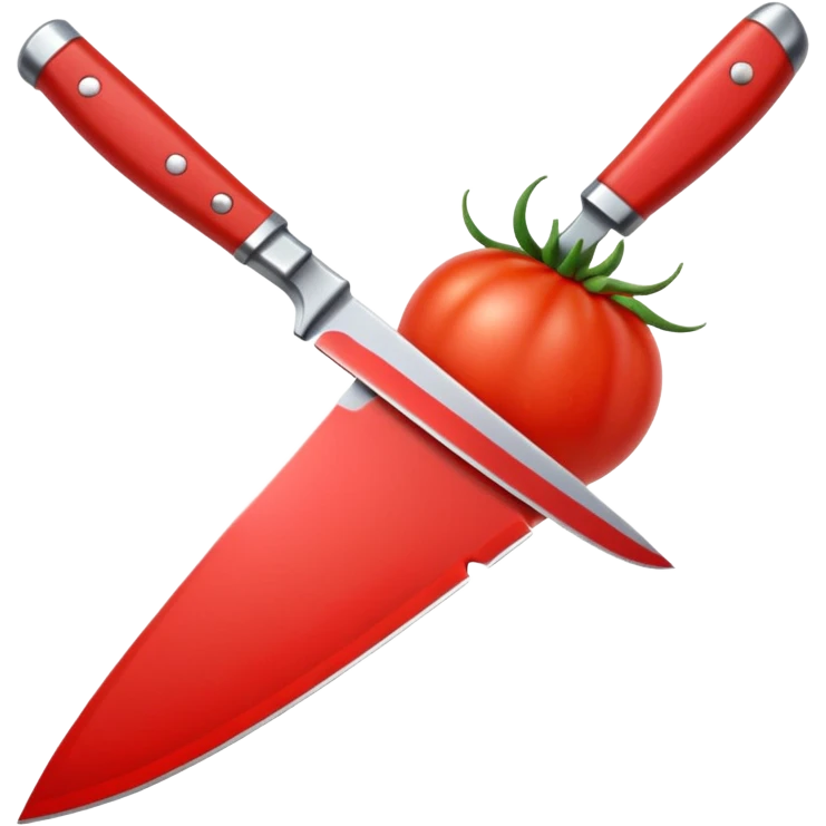 knife in a tomato  emoji