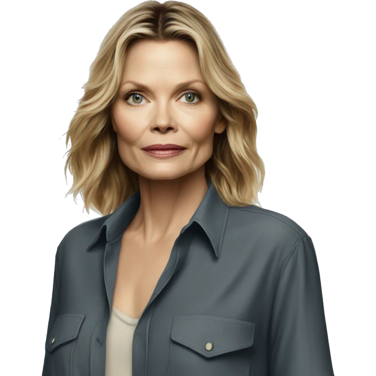 michelle pfeiffer wearing shirt emoji