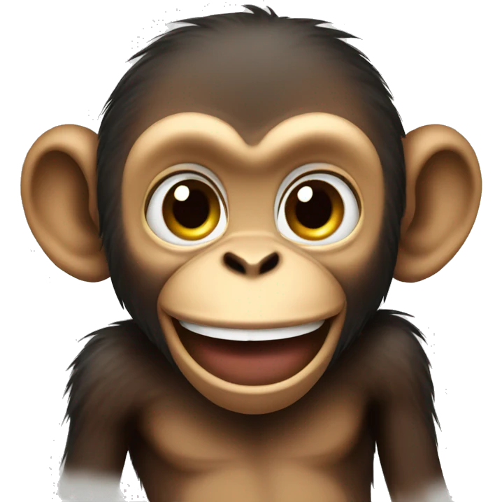 Cheeky monkey emoji