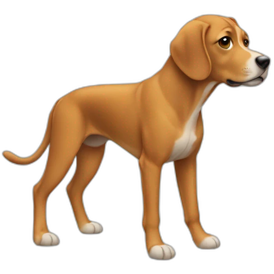 A human on four legs emoji