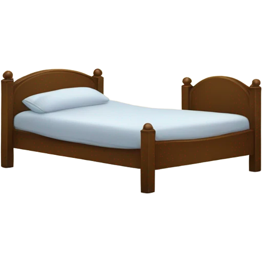 Bed, man and woman emoji