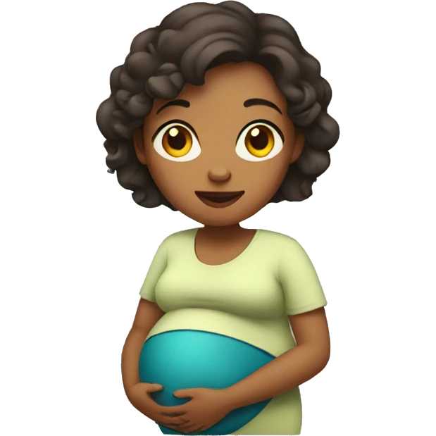 pregnant woman emoji