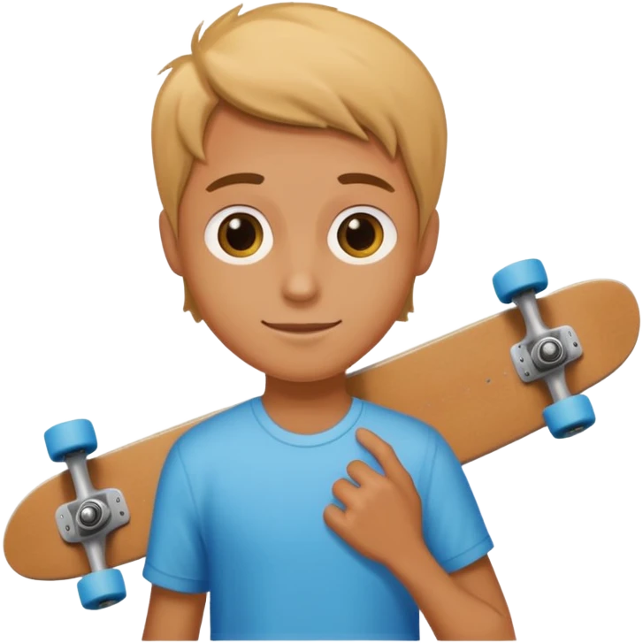 holding skateboard emoji