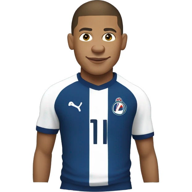 kylian mbappé in a computer emoji