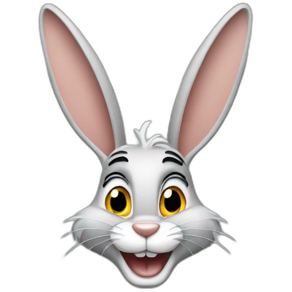 Bugs bunny emoji