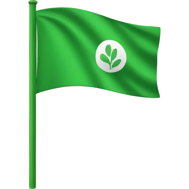 Green flag emoji