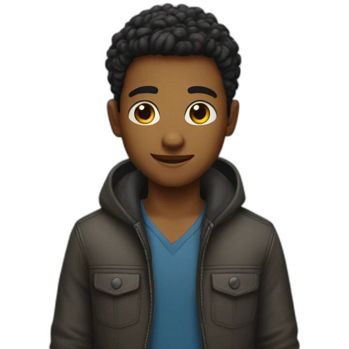 Handsome boy emoji