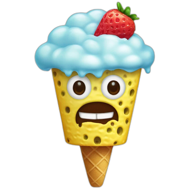 SpongeBob SquarePants Ice cream emoji