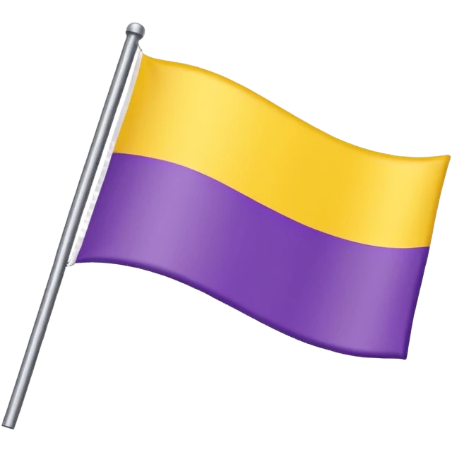 Nonbinary pride flag emoji