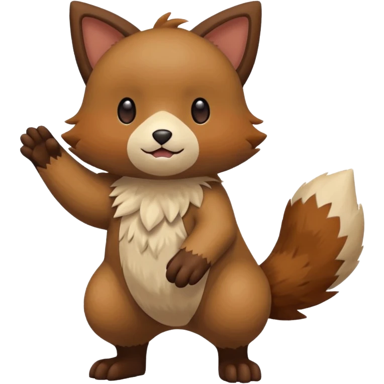 Rocruff-Pokémon, full body emoji