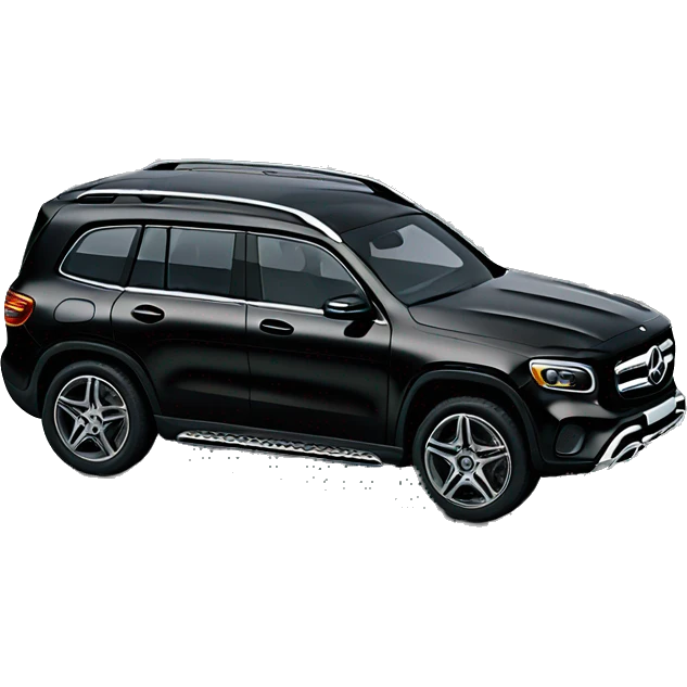 Black Mercedes Benz GLB emoji