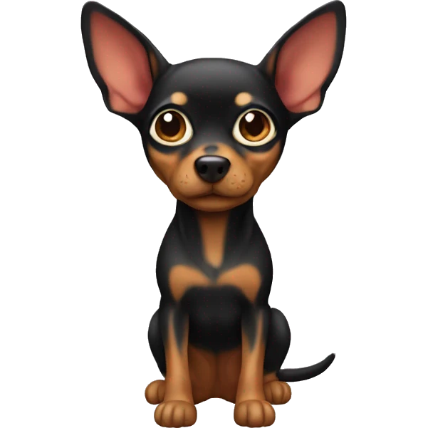 miniature pincher  emoji