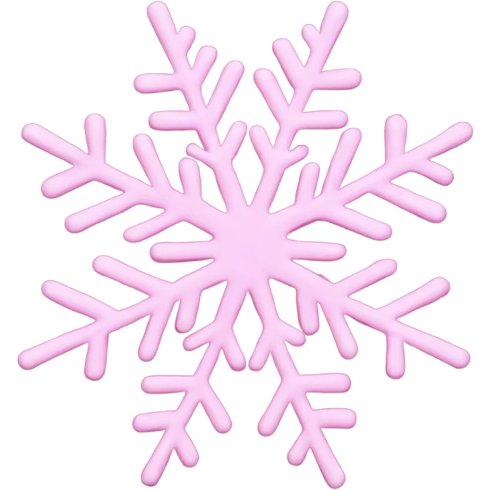 pink snowflakes emoji