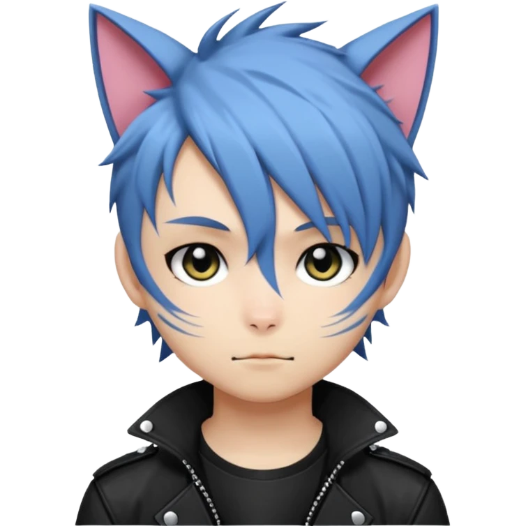 Cute Edgy Attractive Gorgeous Kawaii Anime Punk Catboy emoji