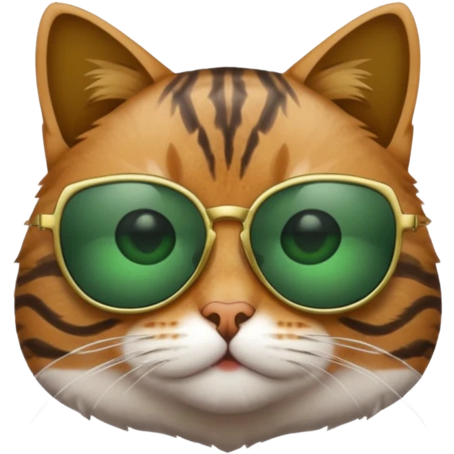 Cat wearing sunglasses emoji