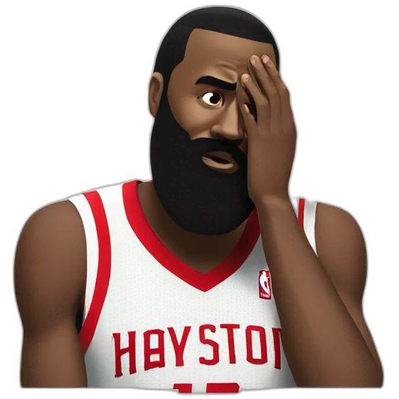 James Harden facepalm emoji