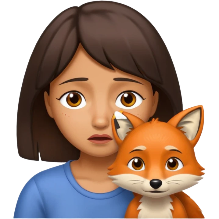 Make Dora and Swiper the fox crying emoji