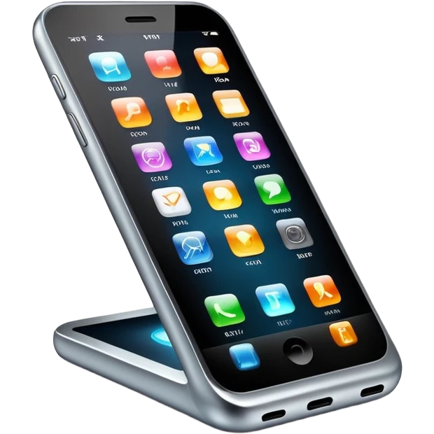 Futuristic phone emoji
