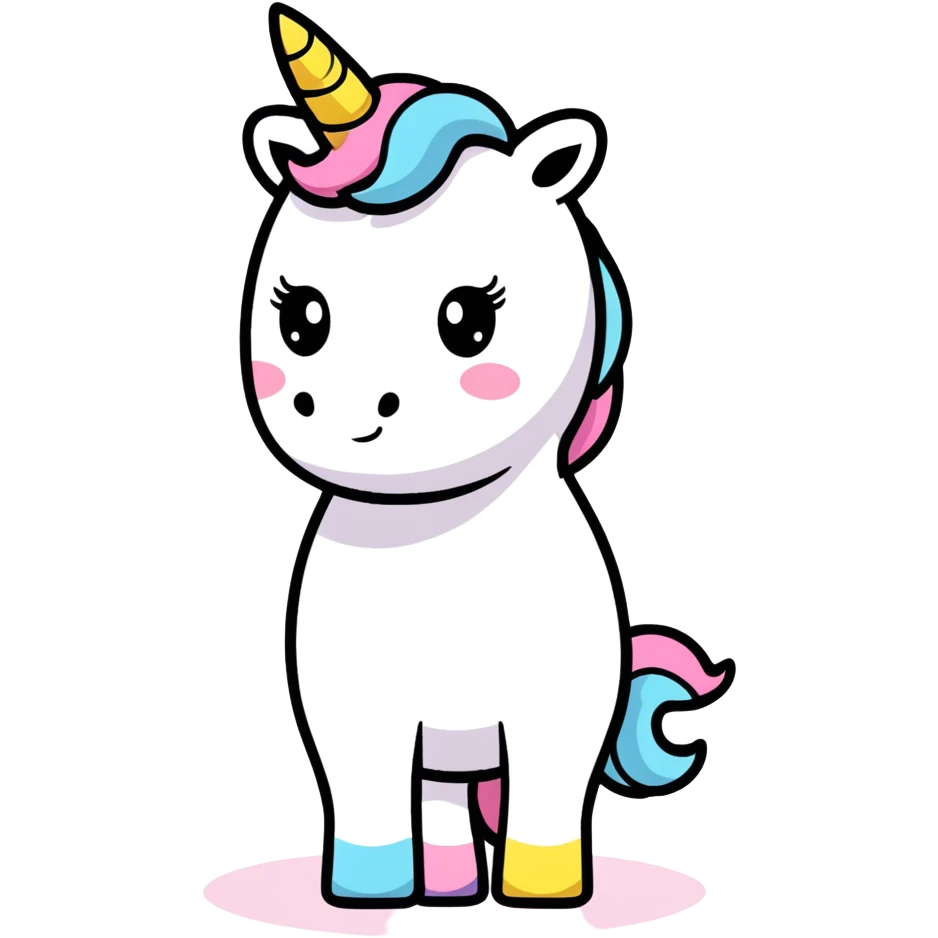 Unicorn with a giant castle  emoji