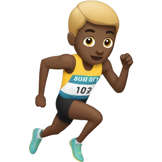 long jump side view emoji