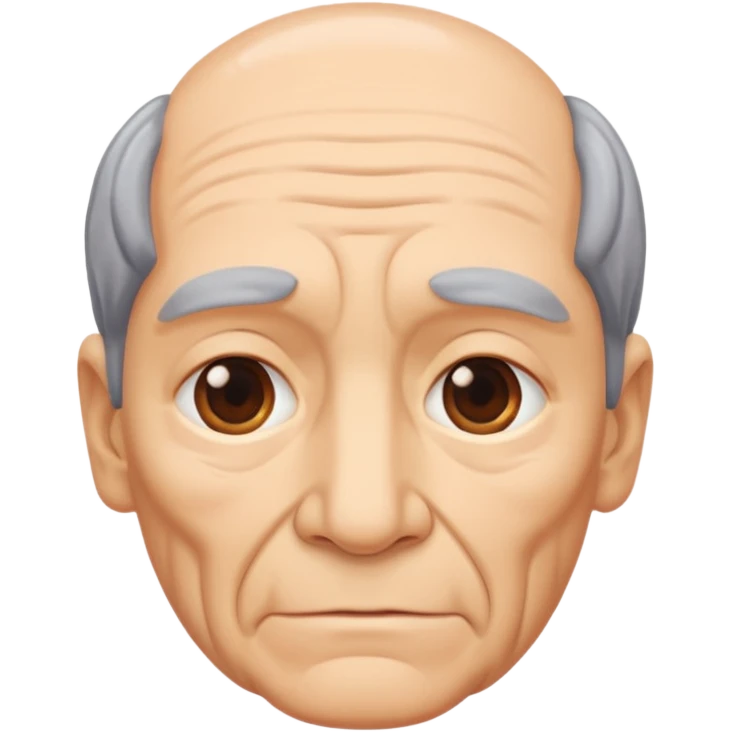 Parent only Face with middle age emoji