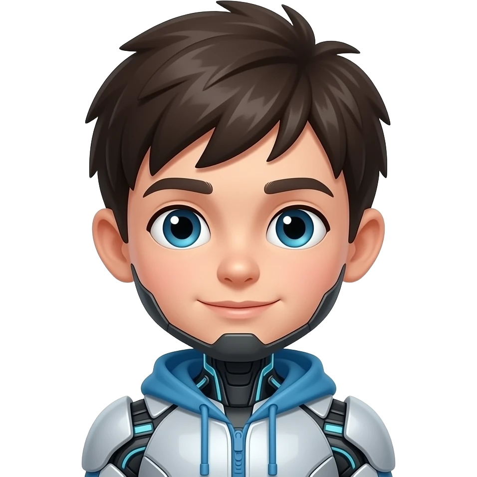 cyborg kid emoji