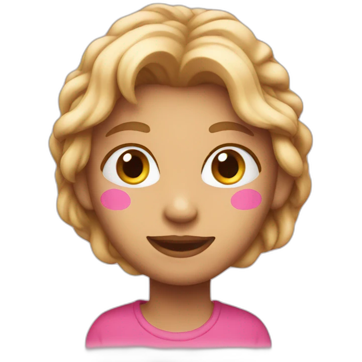Pink emoji  emoji