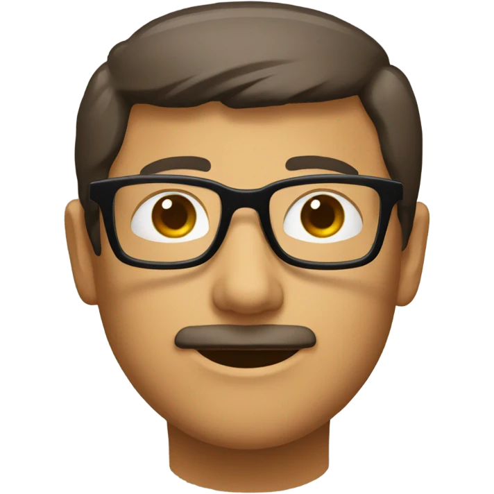 brown spectacles emoji