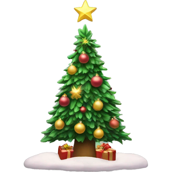 Aesthetic Christmas tree  emoji