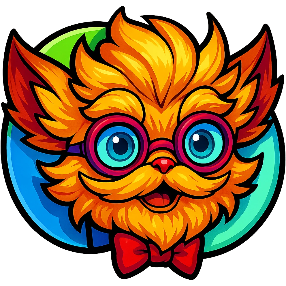 Arcane's Himerdinger emoji, sticker style, more vibrant emoji