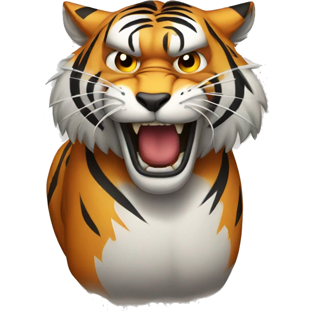 Angry tiger  emoji