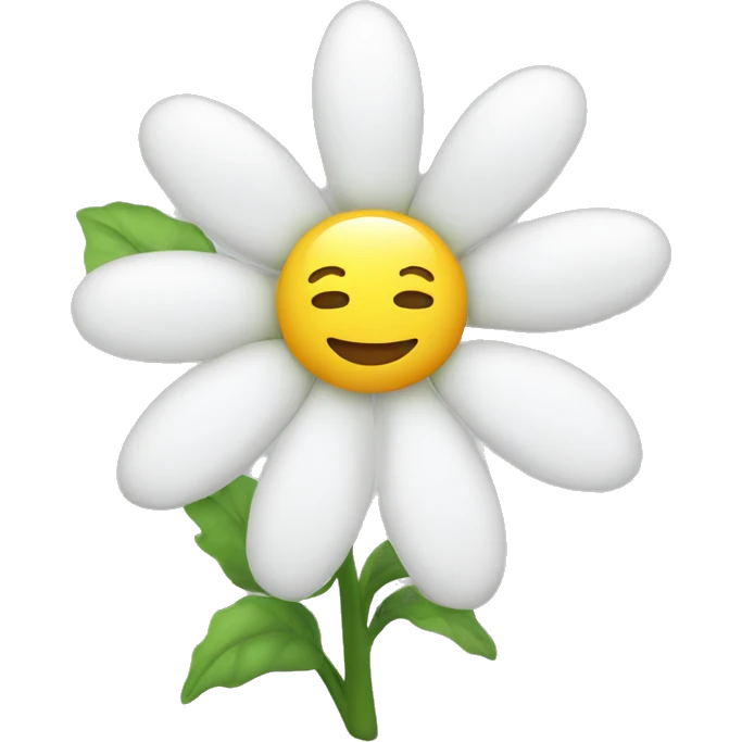 white flower clip emoji
