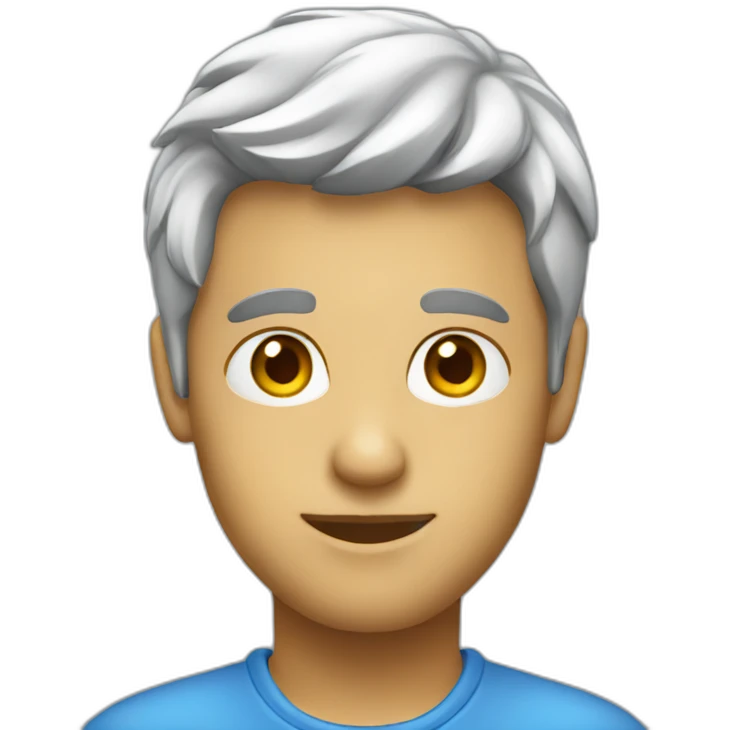 developer blue emoji