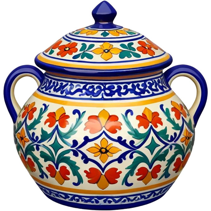 Colorful Talavera pot emoji