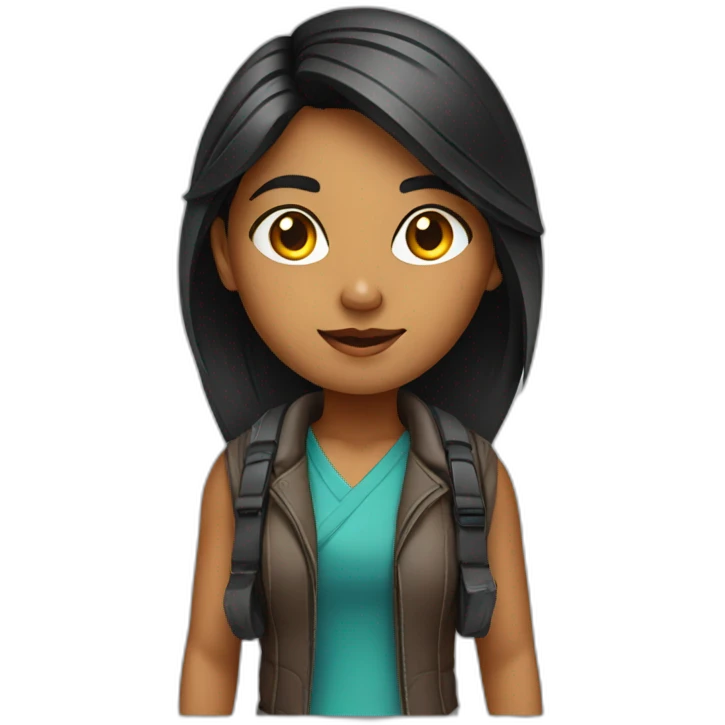 Indian tech girl emoji