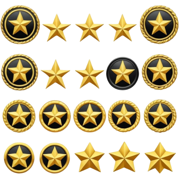 Askeri rütbeler emoji