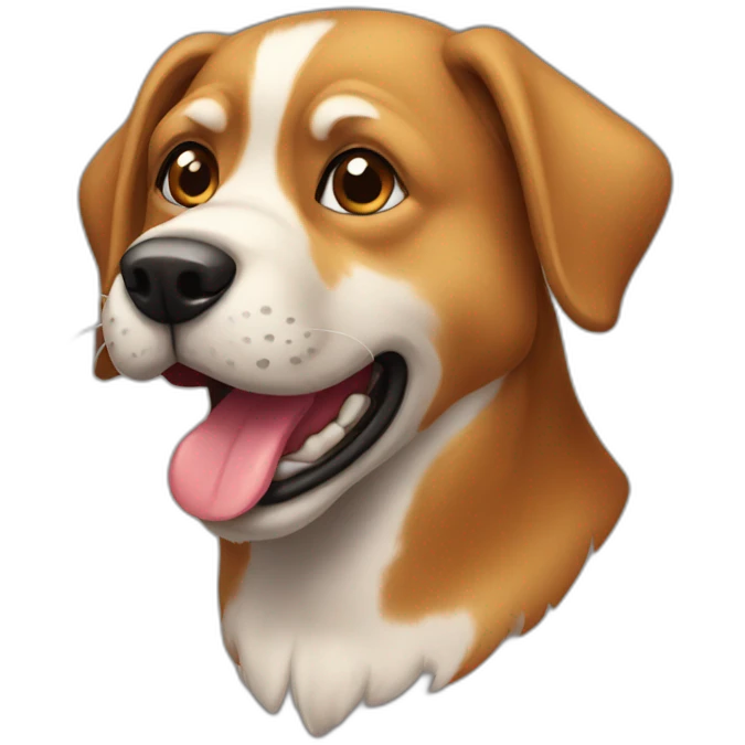 Perro enfadado emoji