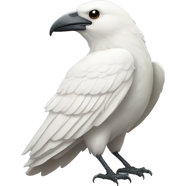 white crow emoji