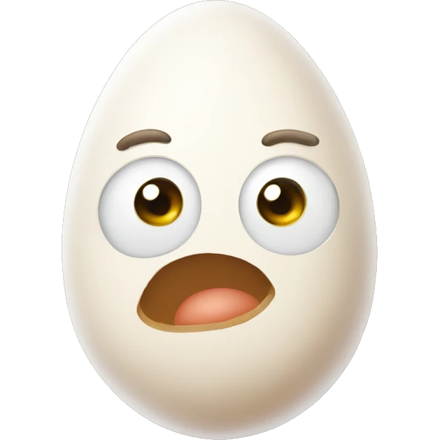 Funny eggs emoji
