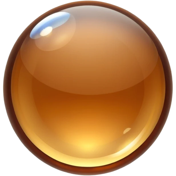 brown sparkling shiny bubble nebula crystal emoji