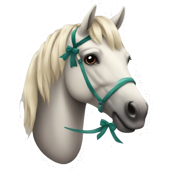 horse with a bow  emoji