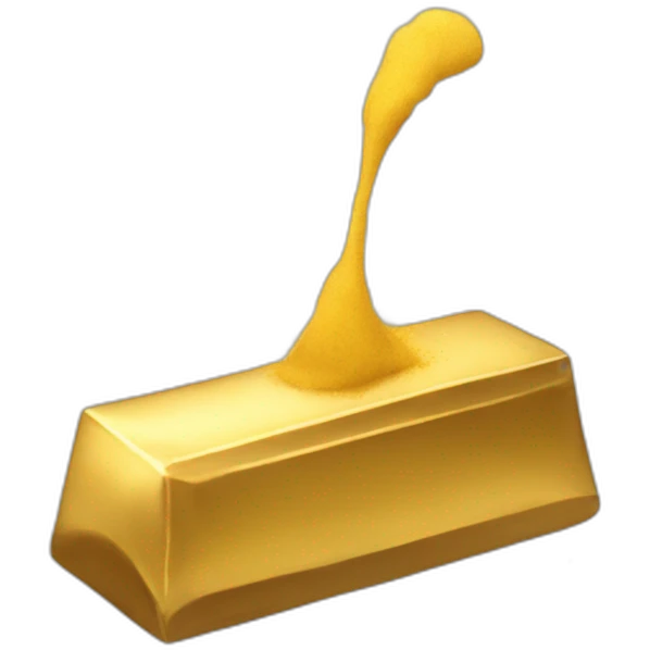 dust becoming gold bar emoji