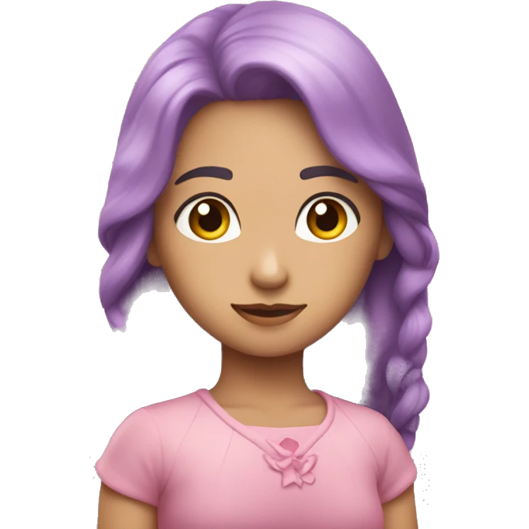 Corazón lila y rosa emoji