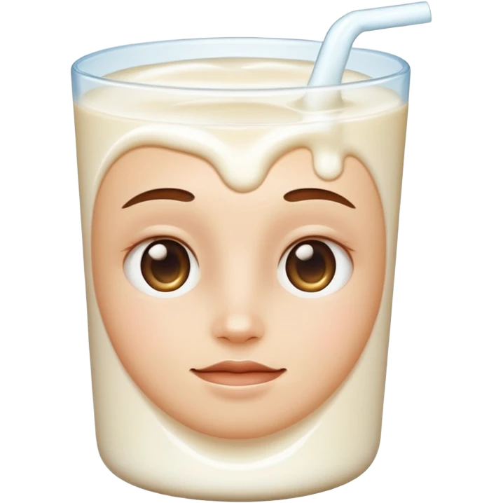 milk on face emoji
